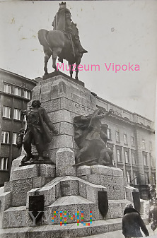 Kraków - pomnik konny Jagiełły (od 1976)