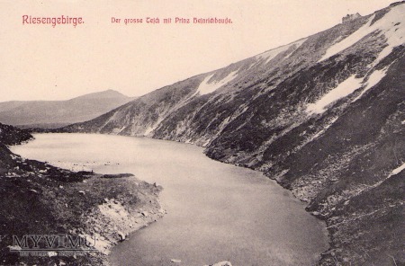 Duże zdjęcie Riesengebirge. Der grosse Teich mit Prinz Heinrric
