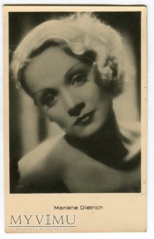 Duże zdjęcie Marlene Dietrich Łotwa Pocztówka Latvia postcard