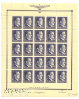 Arkusz znaczków Fi.90