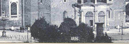 Kraków - Rynek - Kościół Mariacki - 1896