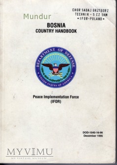 Bosnia country handbook