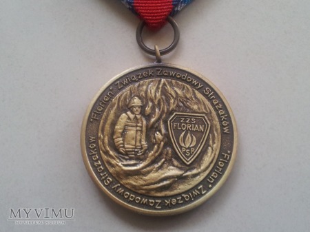 Duże zdjęcie Medal Za Zasługi Dla ZZS "FLORIAN"