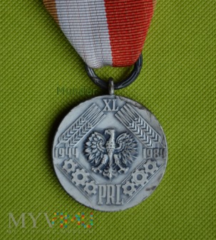 Duże zdjęcie Medal XL-lecia PRL