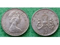 Wielka Brytania, 5 new pence 1980