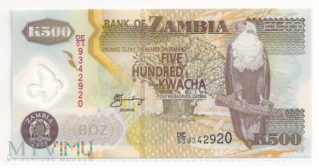 Zambia.9.Aw.500 kwacha.2005.P-44