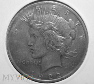 Duże zdjęcie 1 dollar 1922 r. USA