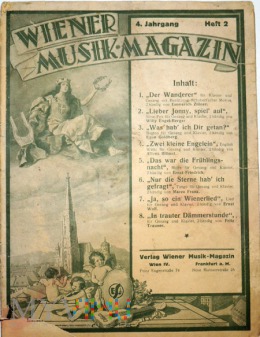 Wiener Musik-Magazin. 4. Jahrgang. Heft 2