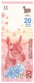 Argentyna - 20 pesos (2017)