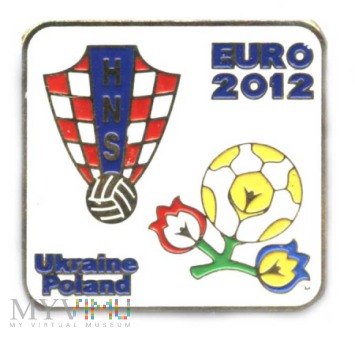 odznaka Chorwacja - EURO 2012 (seria nieoficjalna)