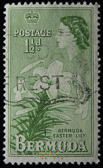 Bermudy 1 1/2d Elżbieta II