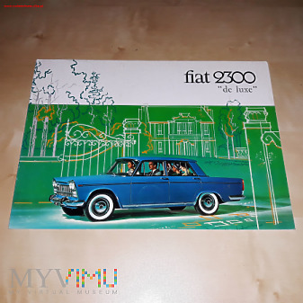 Duże zdjęcie Prospekt Fiat 2300 De Luxe 1964