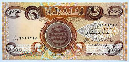 Irak 1000 dinarów 2013
