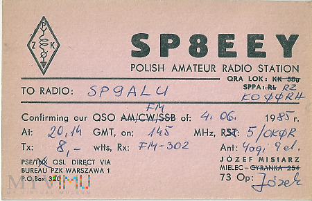 POLSKA-Mielec-SP8EEY-1985.a