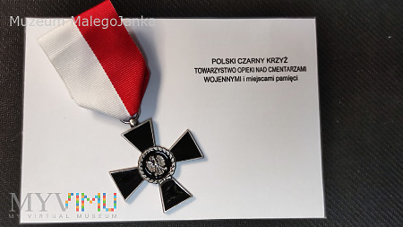 Legitymacja do Orderu Polskiego Czarnego Krzyża