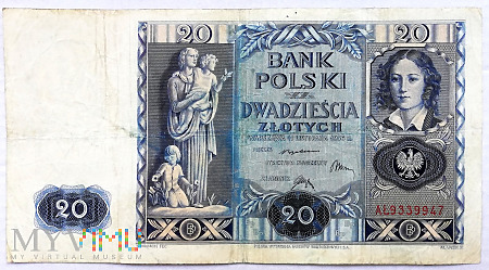 Polska 20 zł 1936