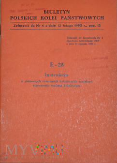 E28-1993 Instrukcja o planowych remontach srk