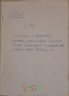 D30-1960 Instrukcja o pojazdach pomocniczych