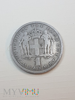 Duże zdjęcie Grecja- 1 drachma 1954