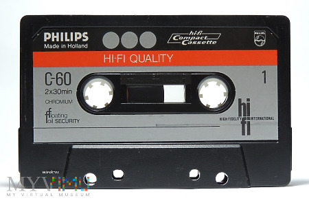 PHILIPS C-60 Chromium kaseta magnetofonowa