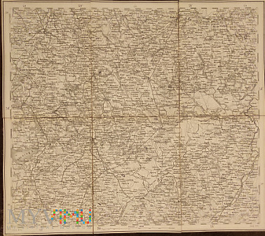 Duże zdjęcie mapa Suwałki z 1876 roku