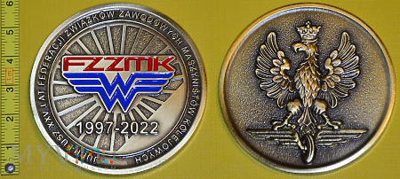 Medal kolejowy - związkowy FZZMK
