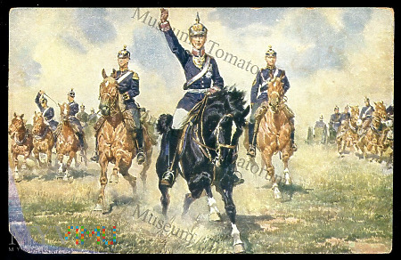 Duże zdjęcie Pruska kawaleria - pocz. XX w.