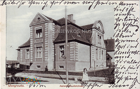 Wągrowiec - Wongrowitz ulica Kościuszki 1917 rok