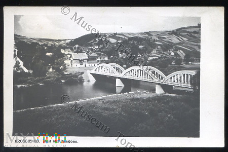 Duże zdjęcie Krościenko - Most nad Dunajcem - 1950-te