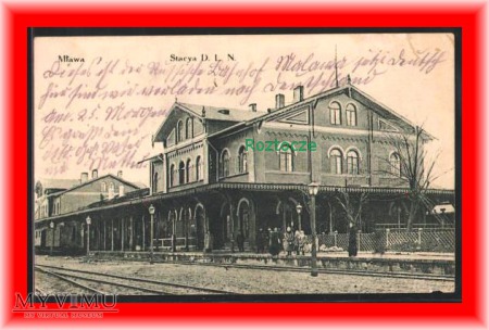 MŁAWA , Dworzec kolejowy