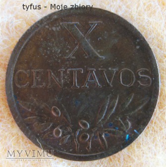 10 CENTAVOS - Portugalia (1957)
