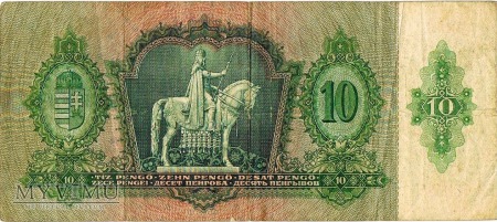 Hungarian 10 pengő 1936