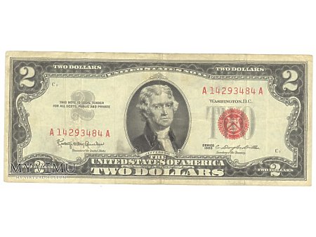 2 USD 1963 UNITED STATES NOTE