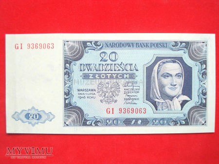 20 złotych 1948 rok