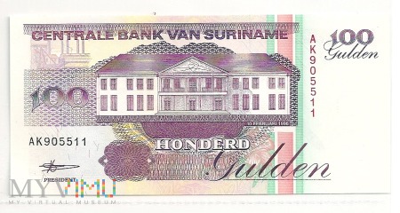 Surinam.8.Aw.100.gulden 1998.P-139b