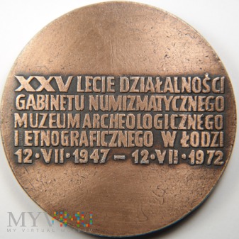 1972 - 102ł - 25 lat Gabinetu numizmatycznego
