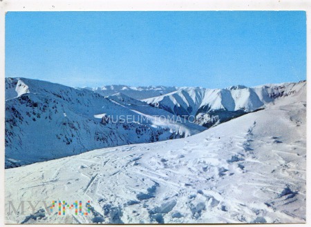 Tatry Ośnieżone grzbiety górskie - 1976