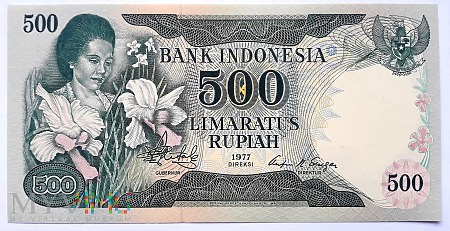 500 rupii 1977