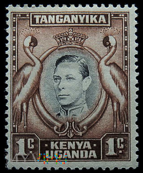 Kenia Uganda Tanganika 1c Jerzy VI