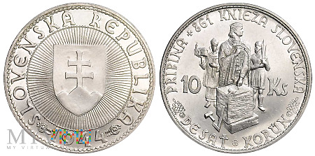 10 koron, 1944, moneta okolicznościowa