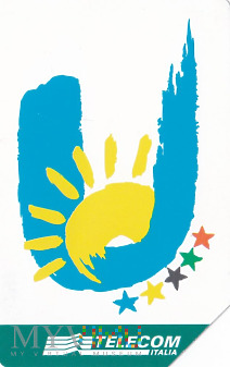 Karta telefoniczna - XIX Universiade - Logo