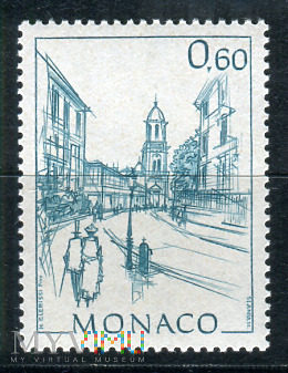 Monaco znaczki 1986 Czesław Słania Hubert Clerissi