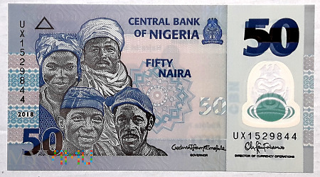 Nigeria 50 naira 2018