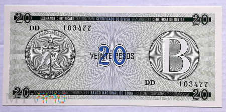 Kuba 20 pesos 1985