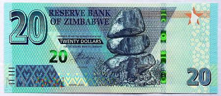 Zimbabwe 20 $ 2020