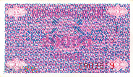 Bośnia i Hercegowina - 20 000 dinarów (1992)