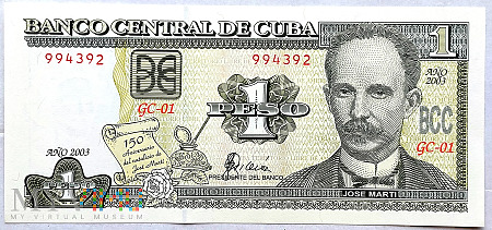 Kuba 1 peso 2003
