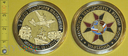 Medal kolejowy - wojskowy X Święta Transp. Wojsk.