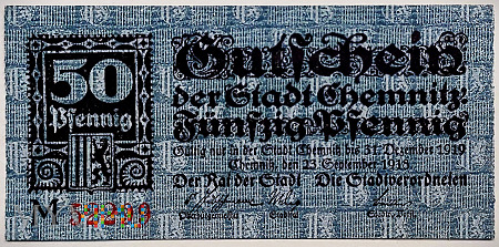 Chemnitz 50 pf 1918