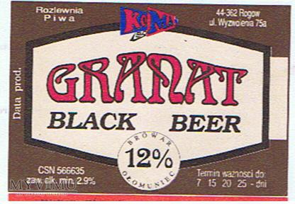 Duże zdjęcie granat black beer